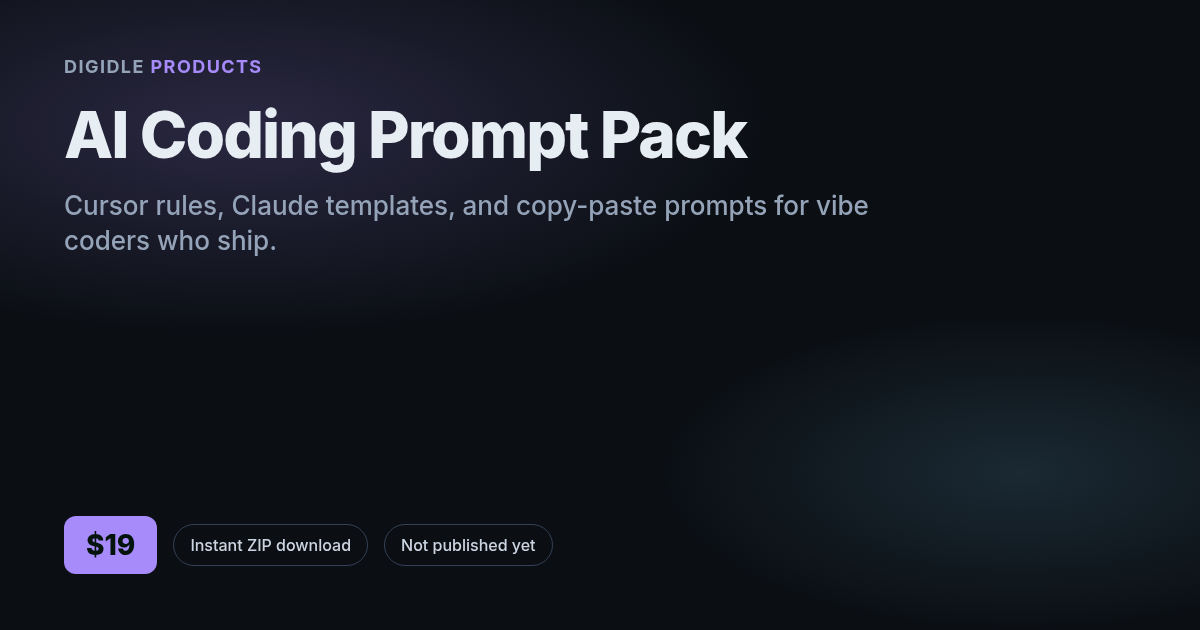AI Coding Prompt Pack